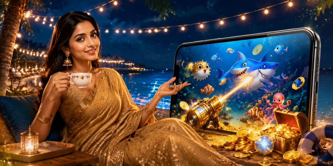 সেন্ট মার্টিনে ফিশিং গেম ইন্টারফেস